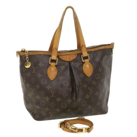 LOUIS VUITTON Monogram Palermo PM Tote Bag - Picture 1 of 15